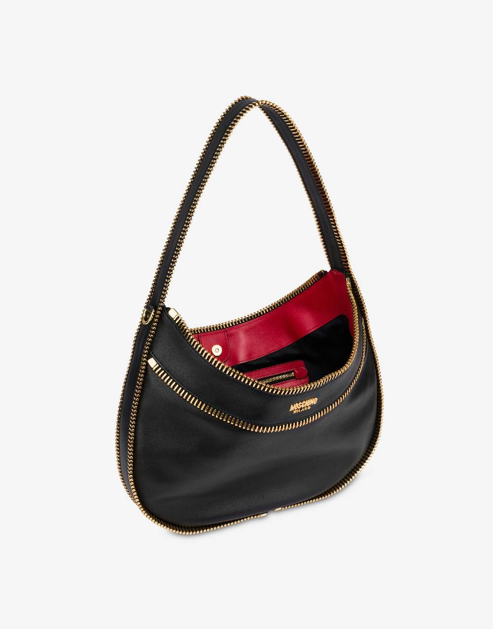 Love Moschino Moschino Rider hobo bag in vitello Novità
