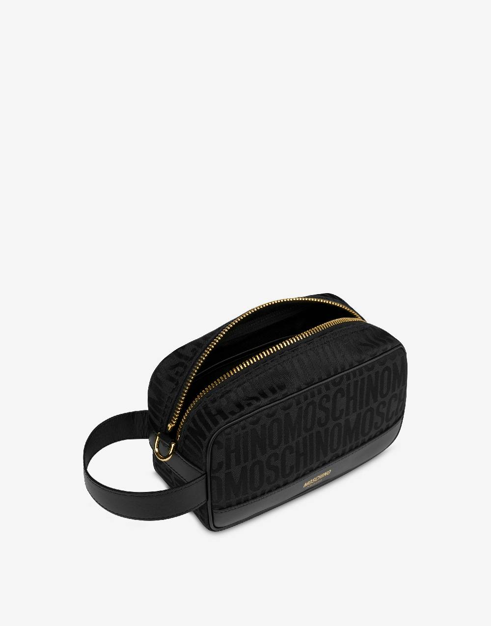 Love Moschino Beauty case in nylon Allover Logo Nuova