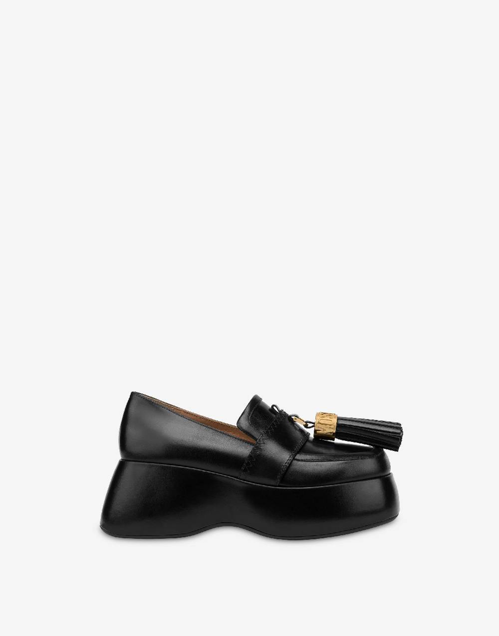 Love Moschino Mocassini in vitello Metal Tassel Consegna Veloce