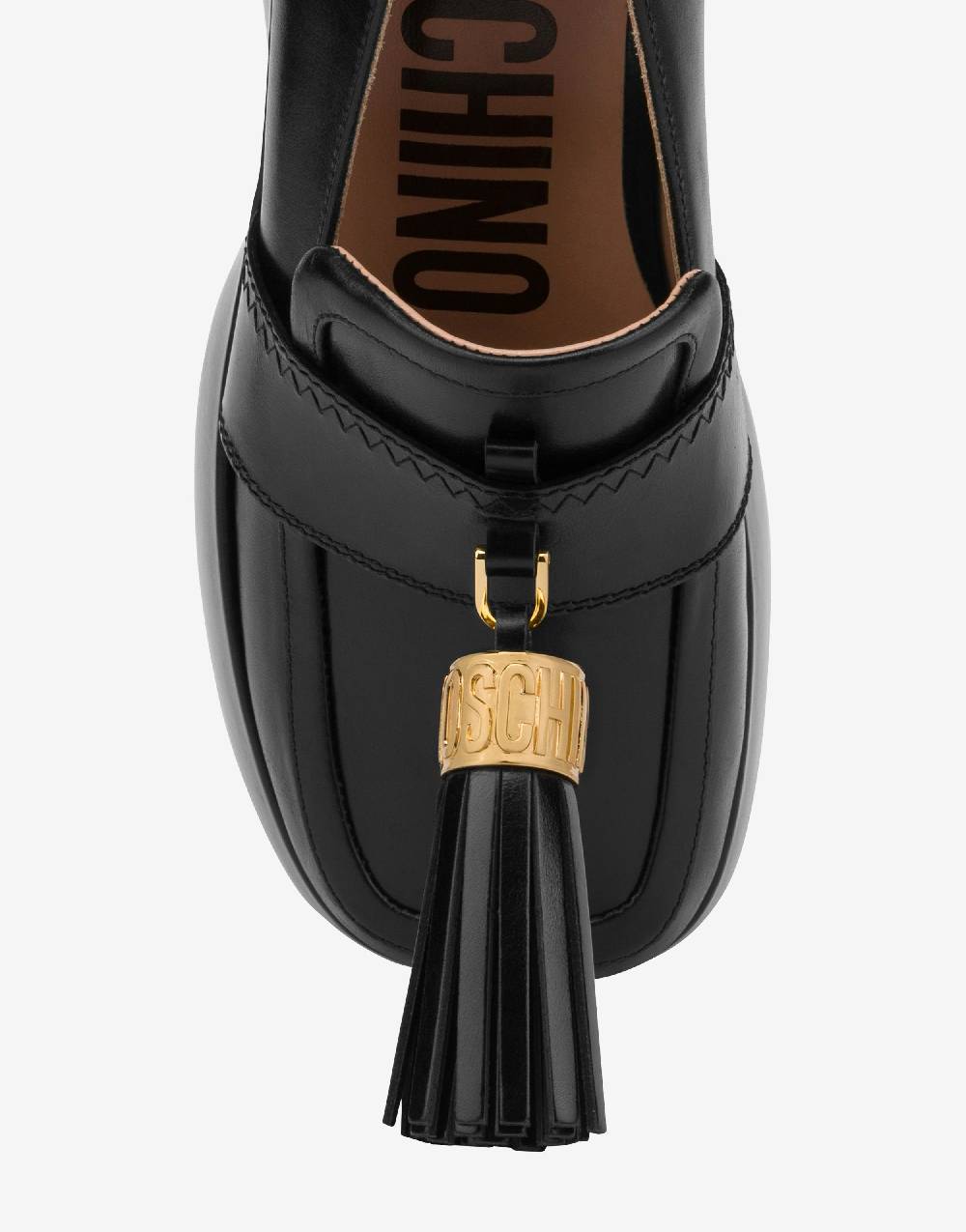 Love Moschino Mocassini in vitello Metal Tassel Consegna Veloce