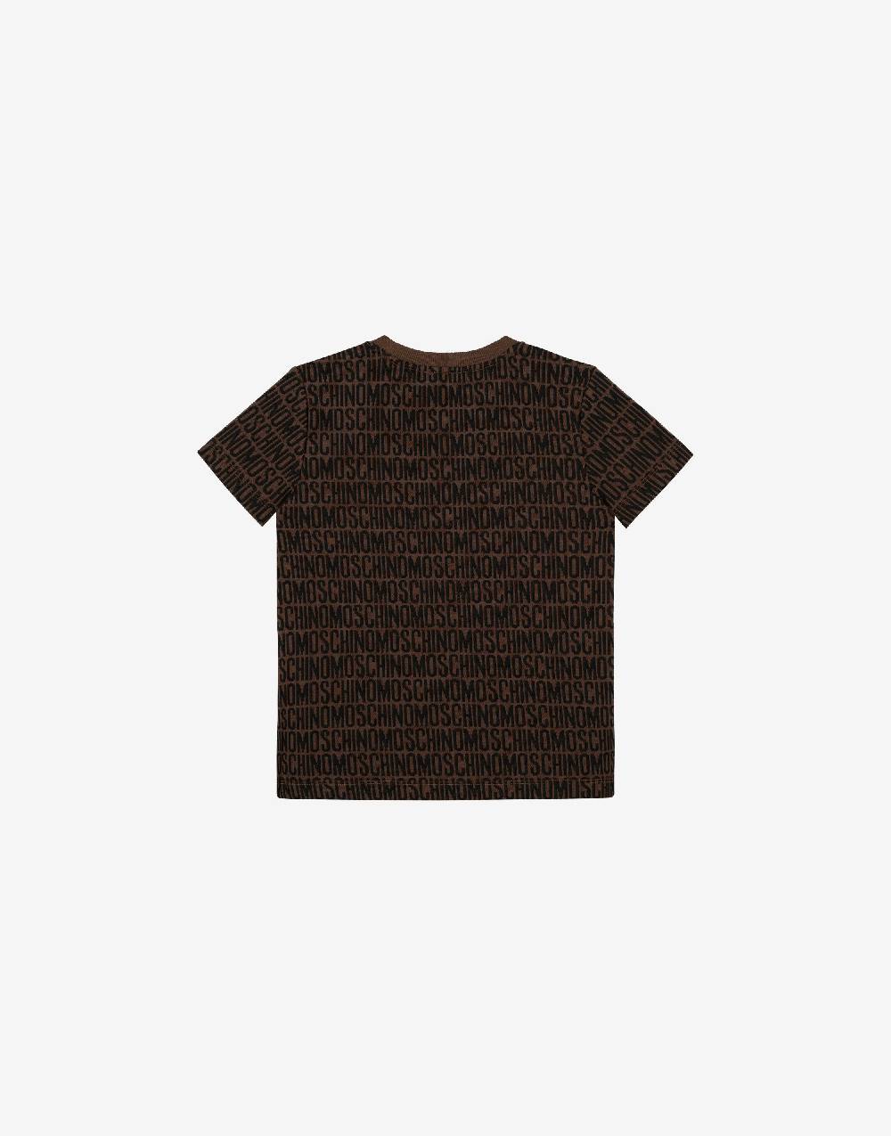 Love Moschino T-shirt in jersey Allover Logo Offerte