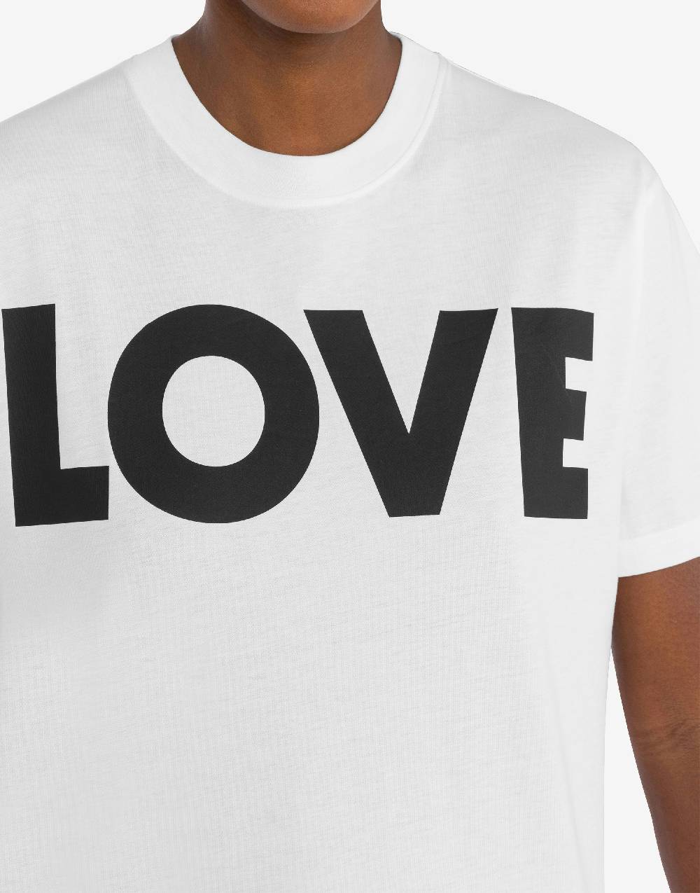 Love Moschino T-shirt in jersey organico Love Promozione