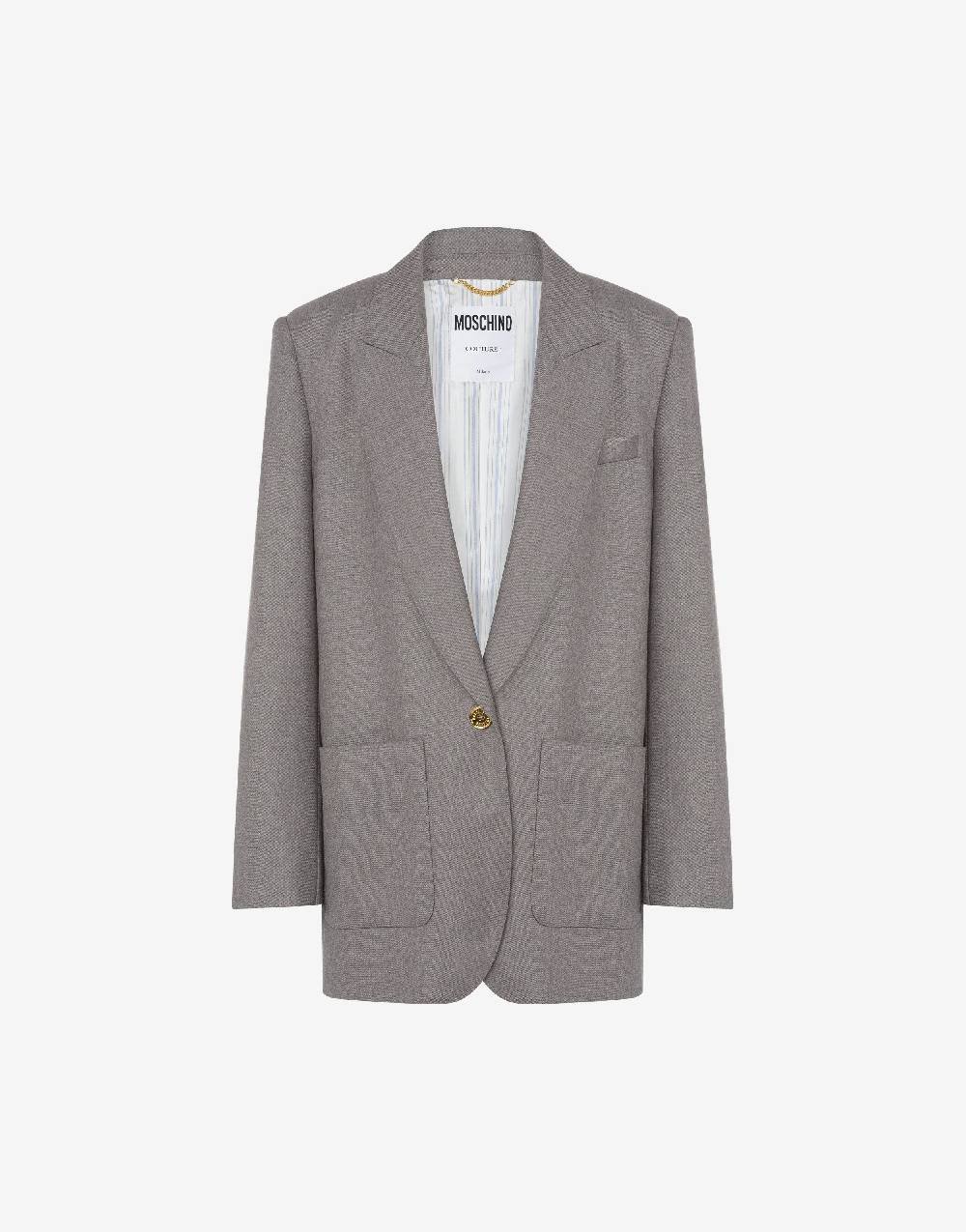 Love Moschino Giacca oversize Gold Button Shopping Online
