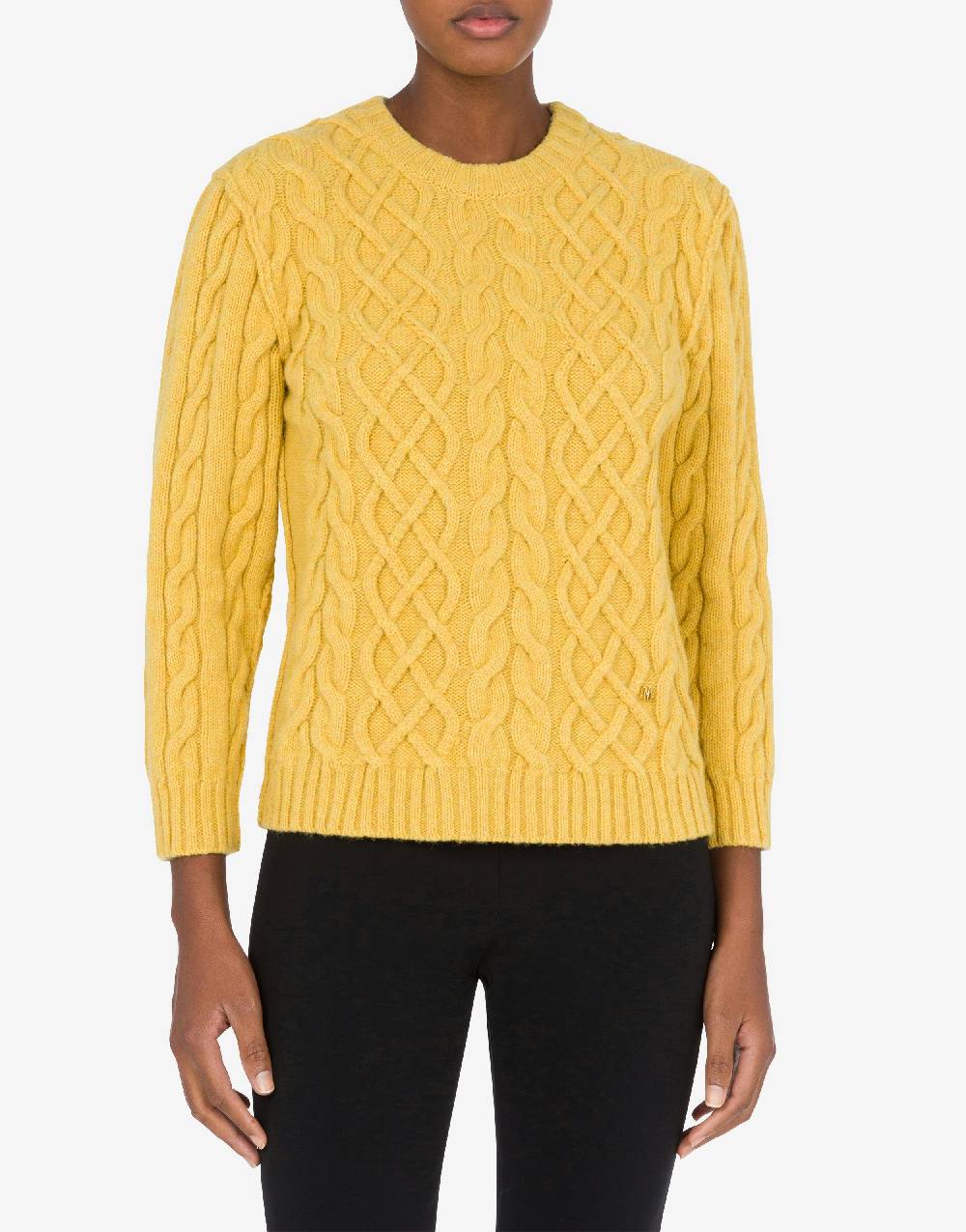 Love Moschino Pullover in shetland Golden M Prezzo Ridotto