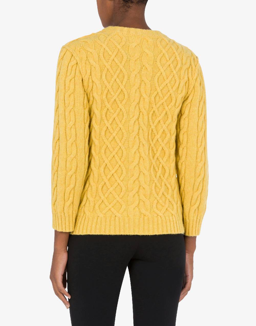 Love Moschino Pullover in shetland Golden M Prezzo Ridotto