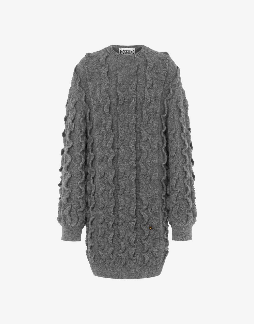 Love Moschino Abito in mohair stretch Golden M Sconto