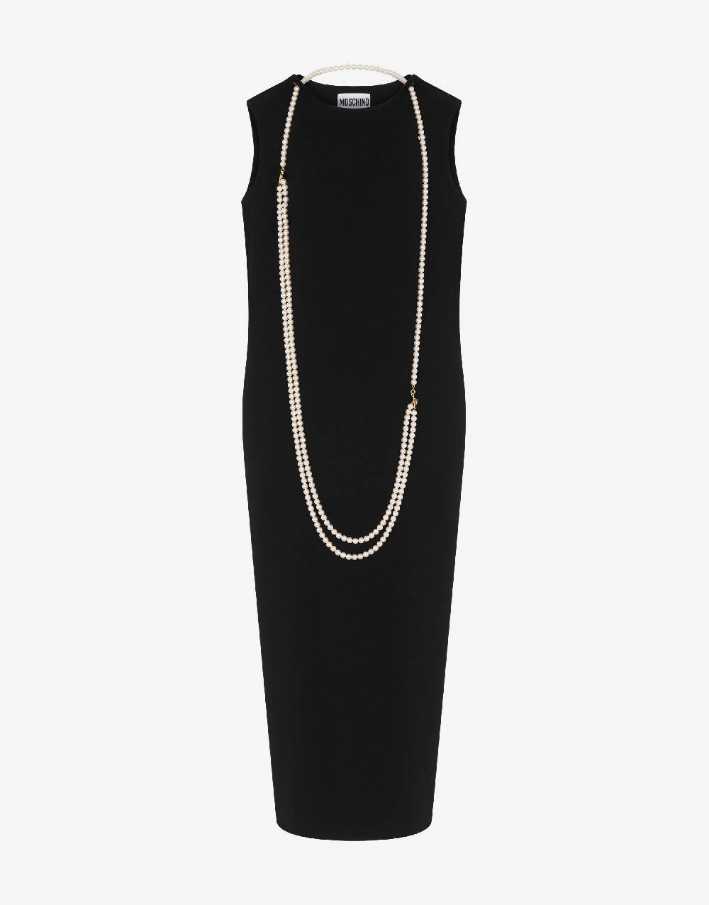 Love Moschino Abito in crêpe stretch Pearls Acquista Ora