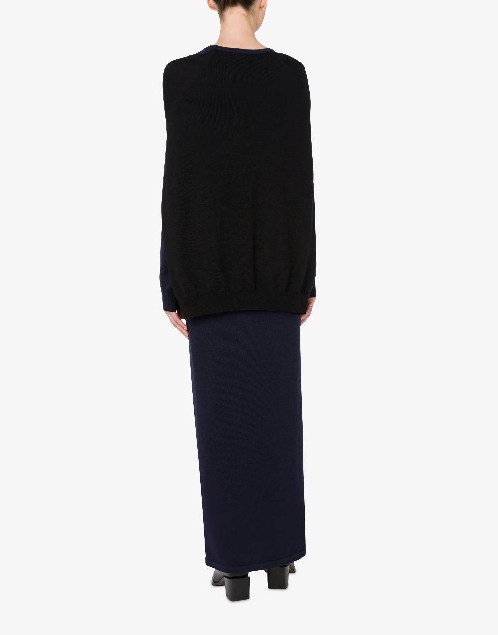Love Moschino Abito in lana Layer Up In Vendita