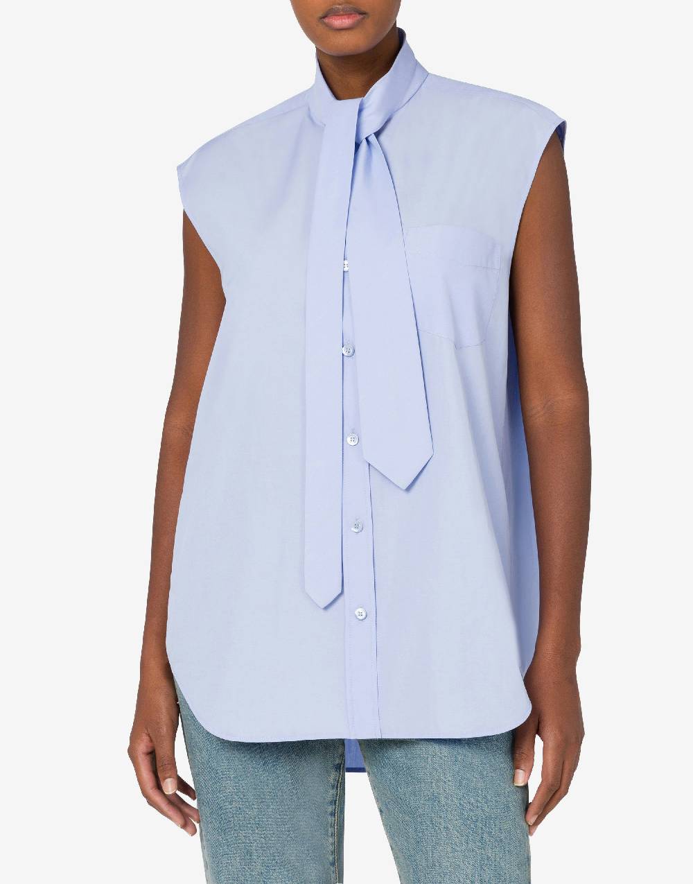Love Moschino Camicia senza maniche Tie Economico