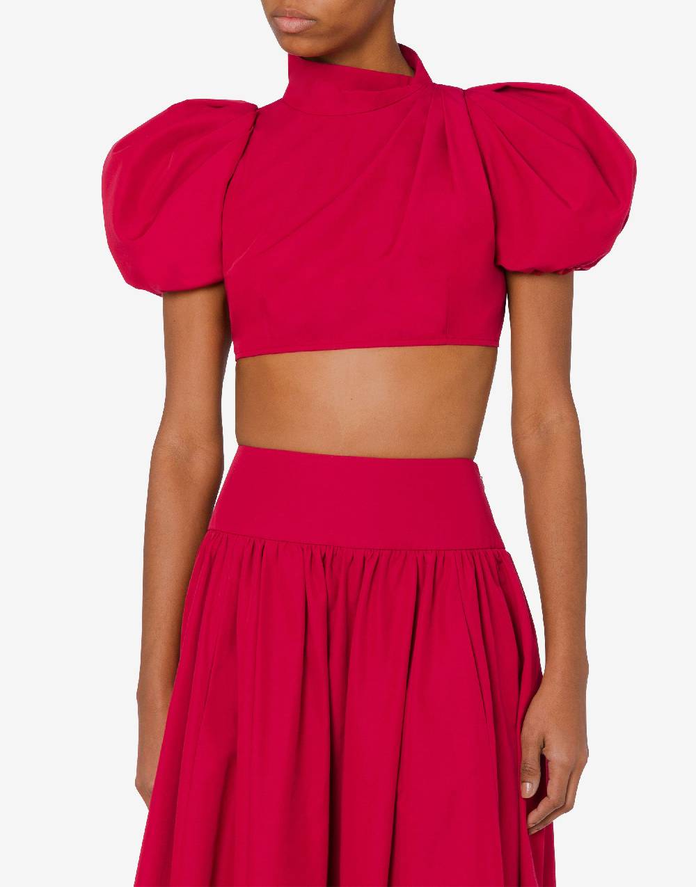Love Moschino Camicia cropped con maniche a palloncino Saldi
