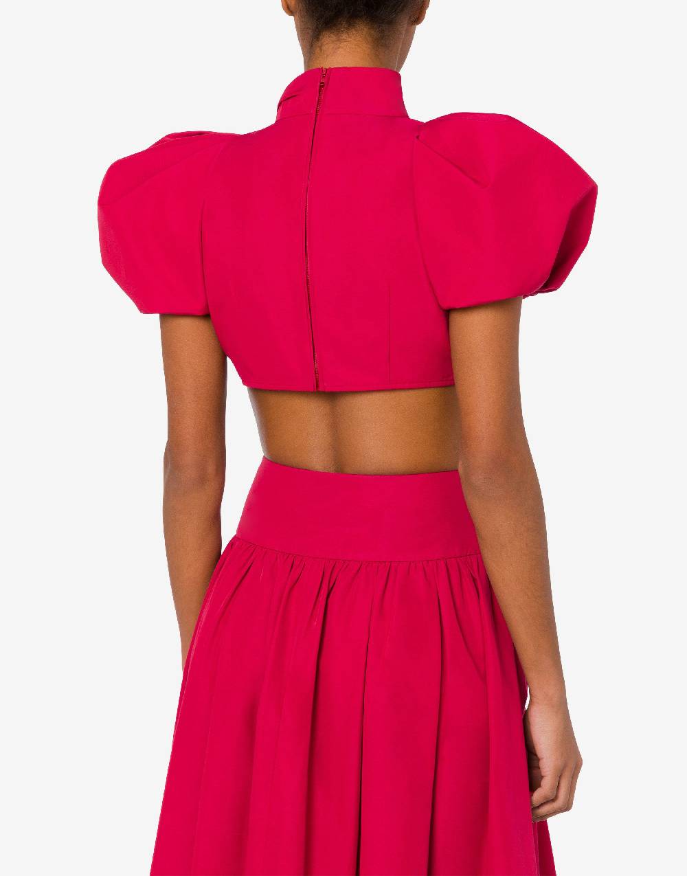 Love Moschino Camicia cropped con maniche a palloncino Saldi