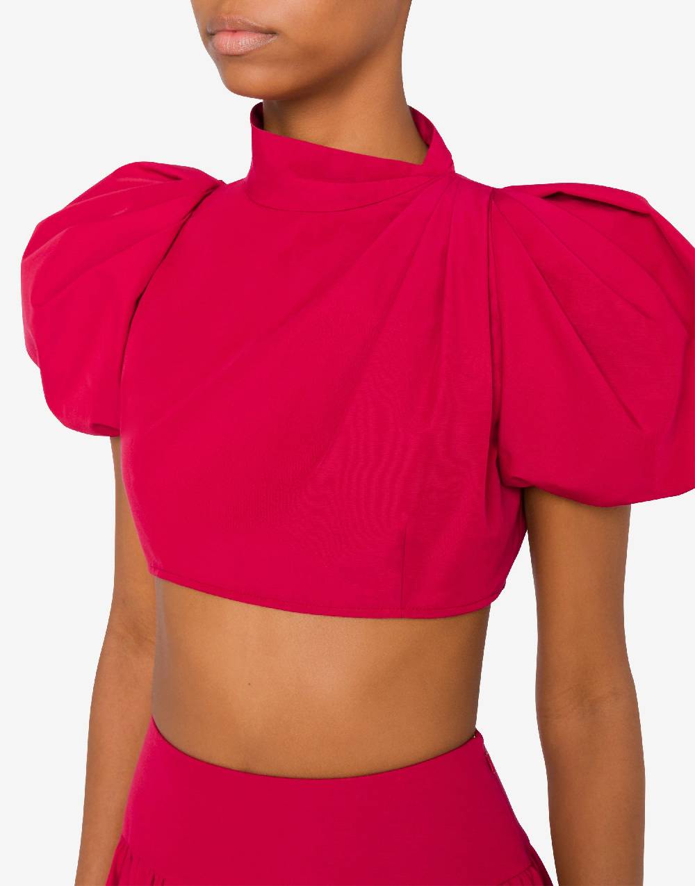 Love Moschino Camicia cropped con maniche a palloncino Saldi