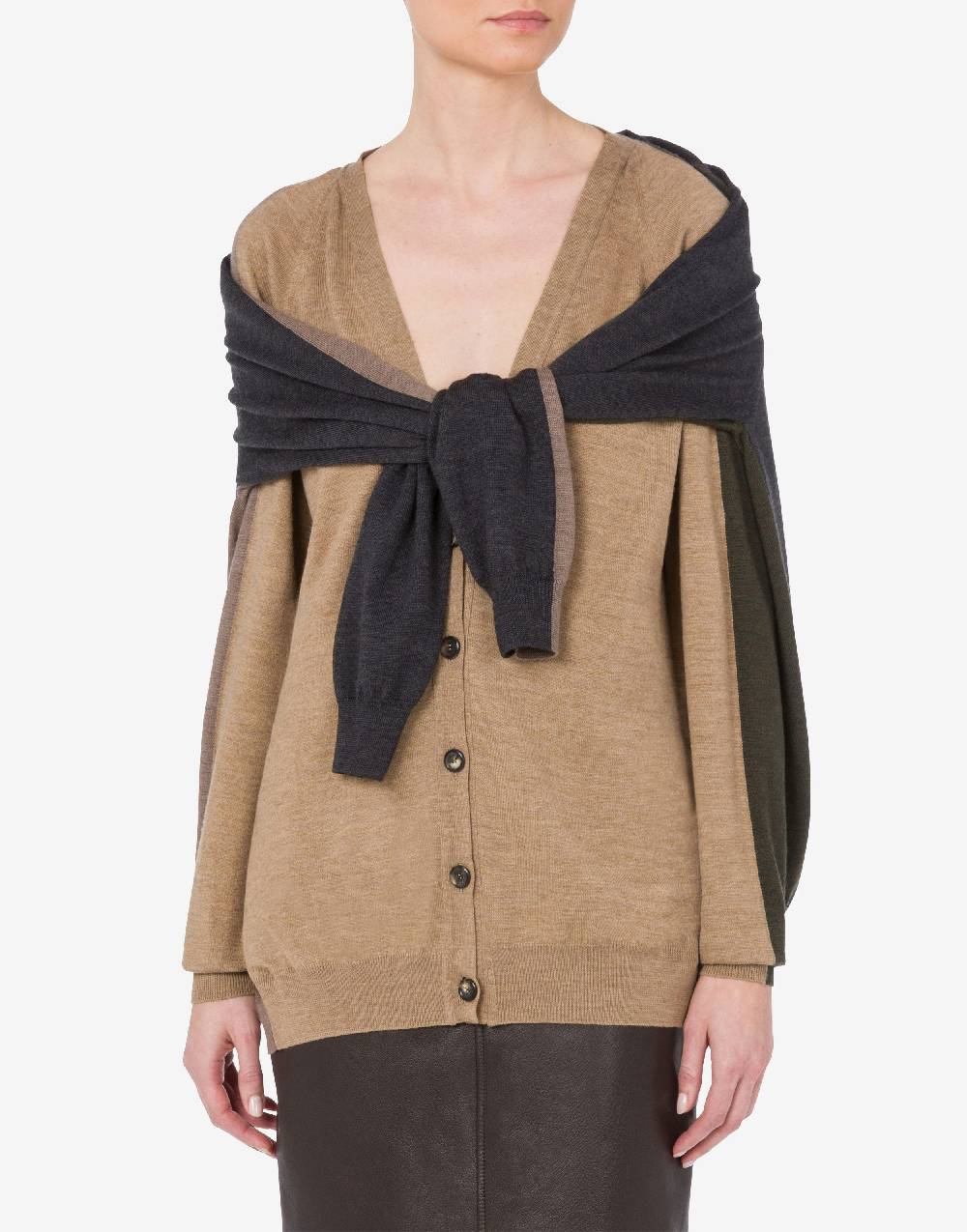 Love Moschino Cardigan in lana Layer Up 2025