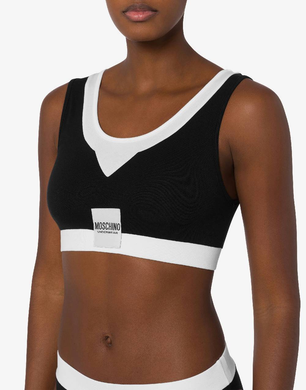 Love Moschino Top underwear in comfort jersey Sconto di tempo limitato