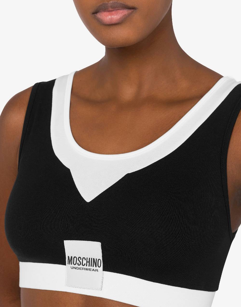 Love Moschino Top underwear in comfort jersey Sconto di tempo limitato