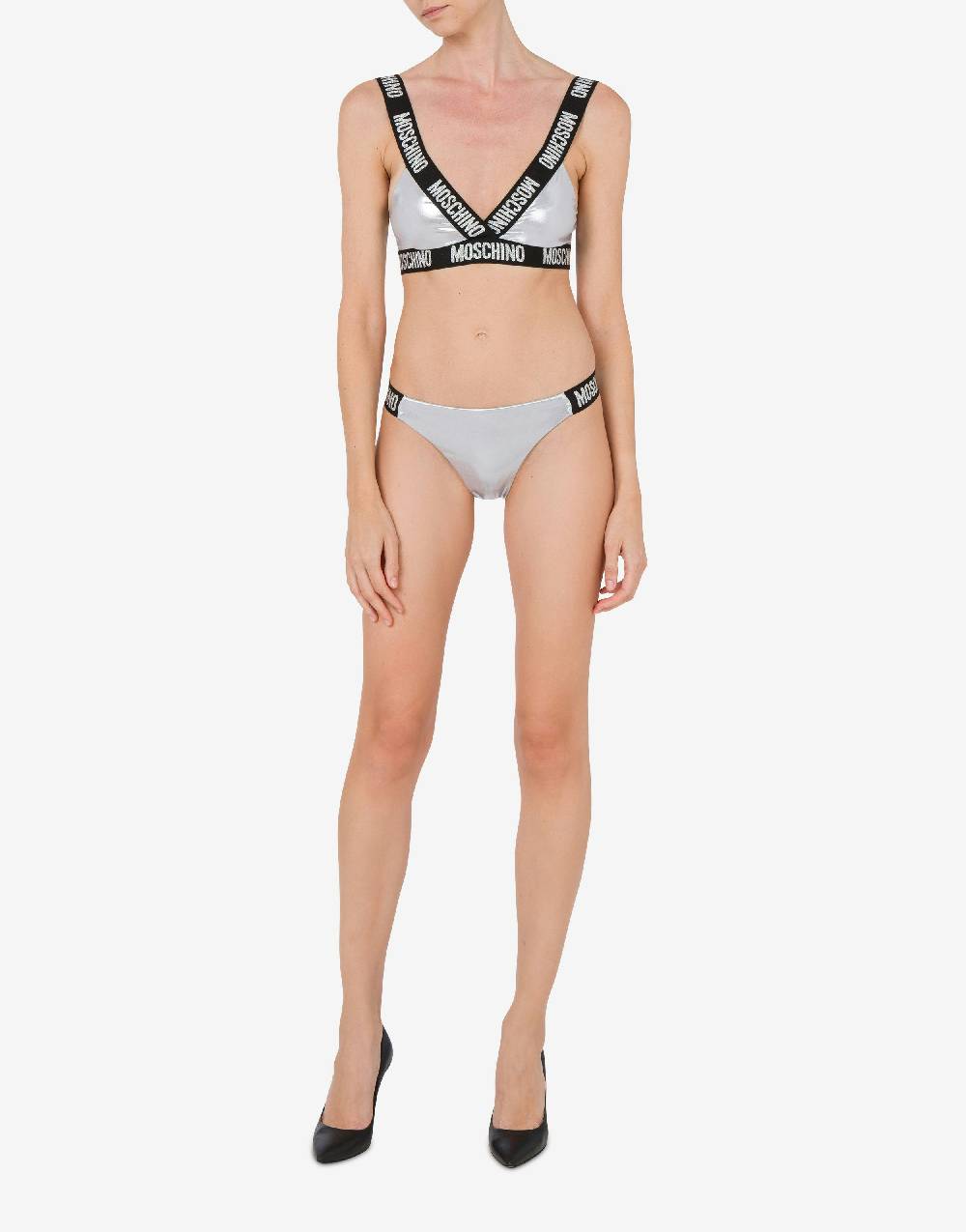 Love Moschino Top bikini Shiny & Silver Acquista Ora