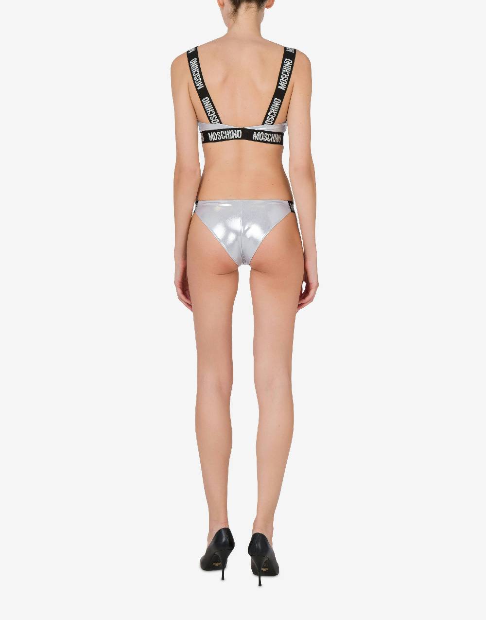 Love Moschino Top bikini Shiny & Silver Acquista Ora