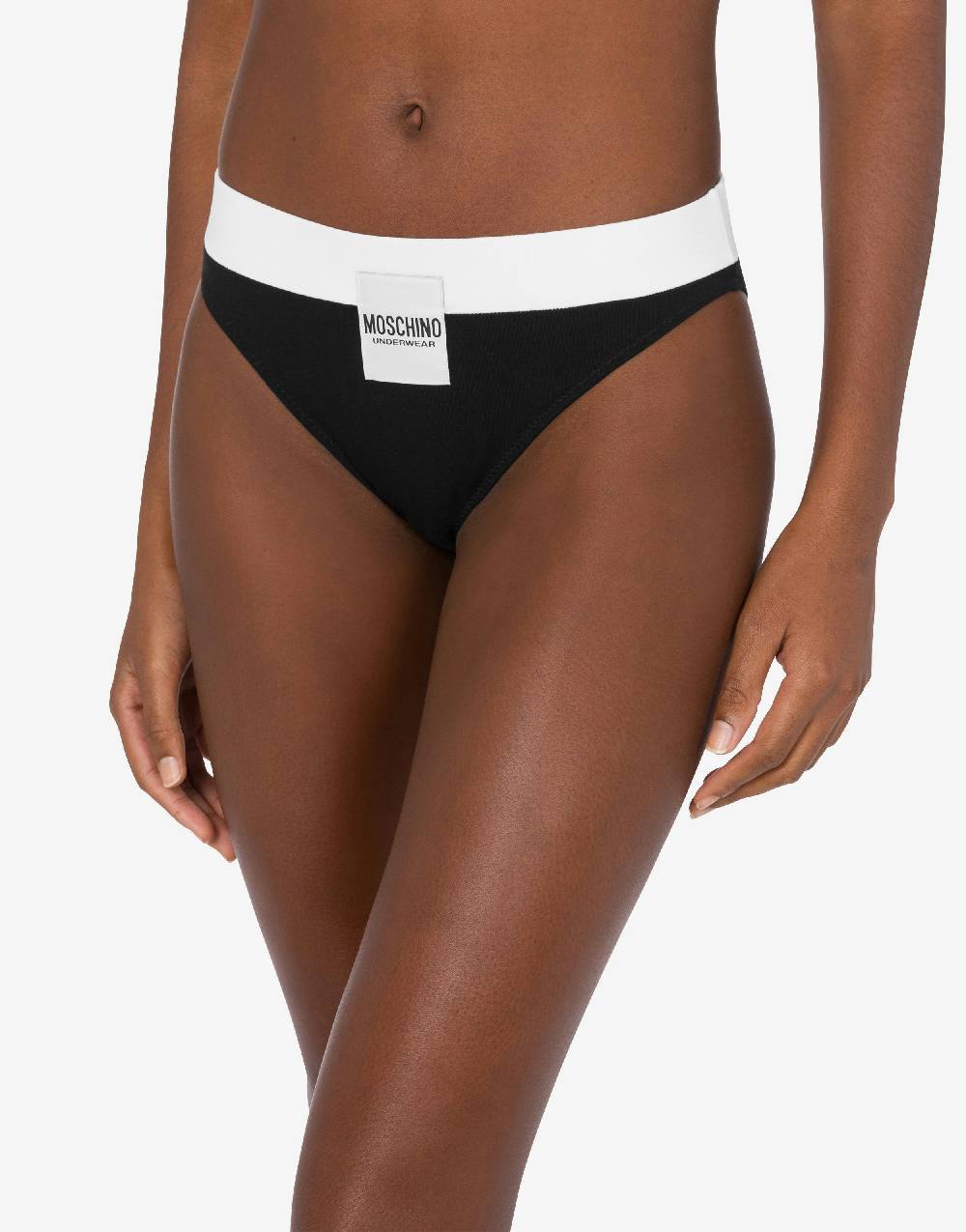Love Moschino Slip in comfort jersey Logo Label Saldi