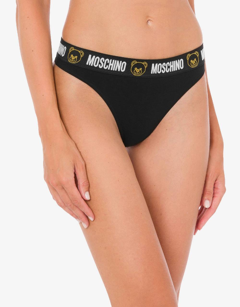 Love Moschino Perizoma in jersey stretch Teddy Elastic Band Offerte
