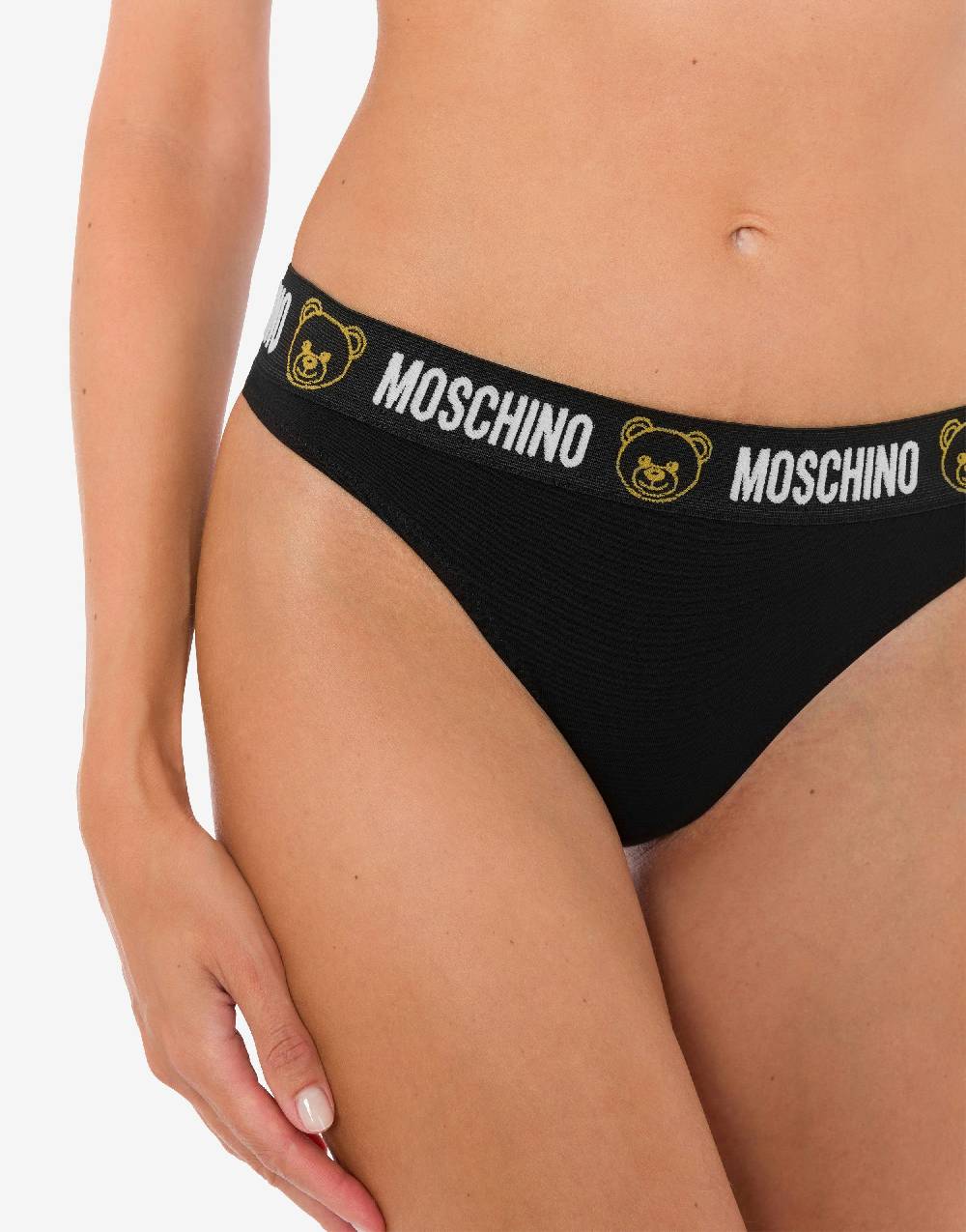 Love Moschino Perizoma in jersey stretch Teddy Elastic Band Offerte