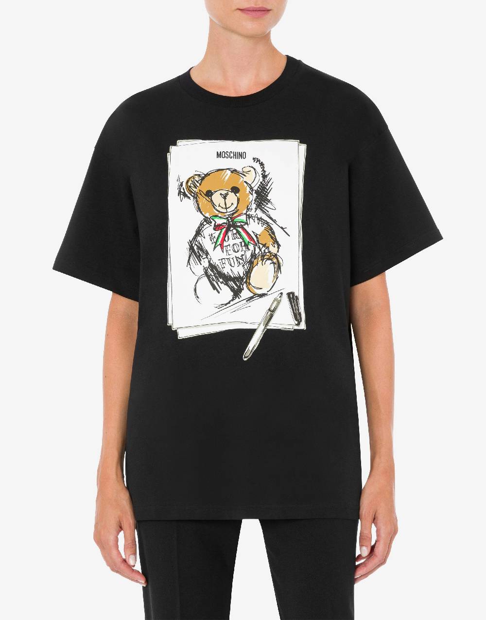 Love Moschino T-shirt oversize Moschino Teddy Bear Hotsell