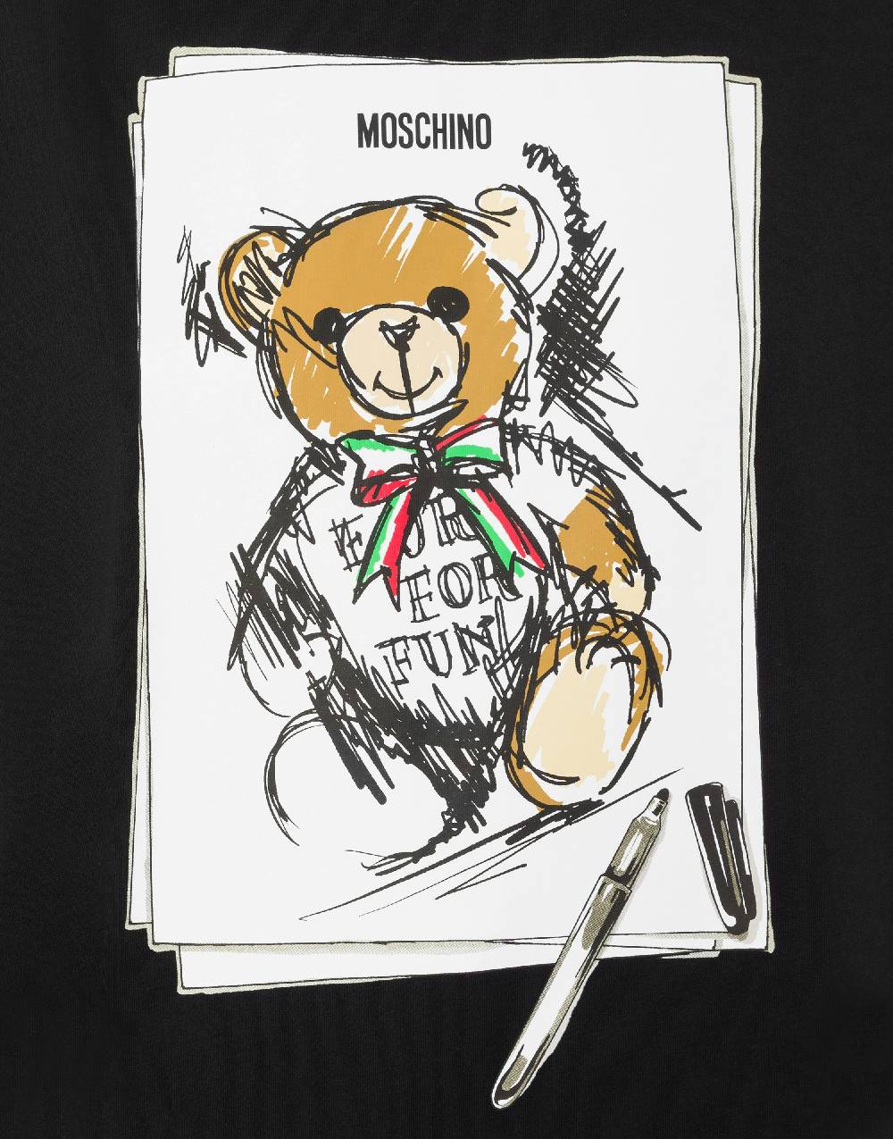 Love Moschino T-shirt oversize Moschino Teddy Bear Hotsell