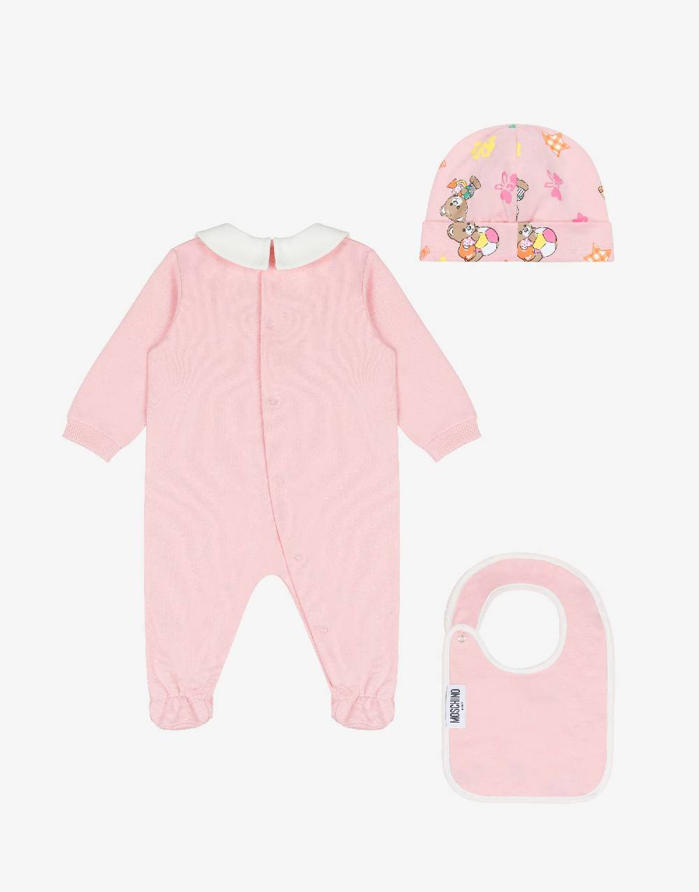 Love Moschino Set tutina, cappello e bavaglino Baby Teddy Bear Italy