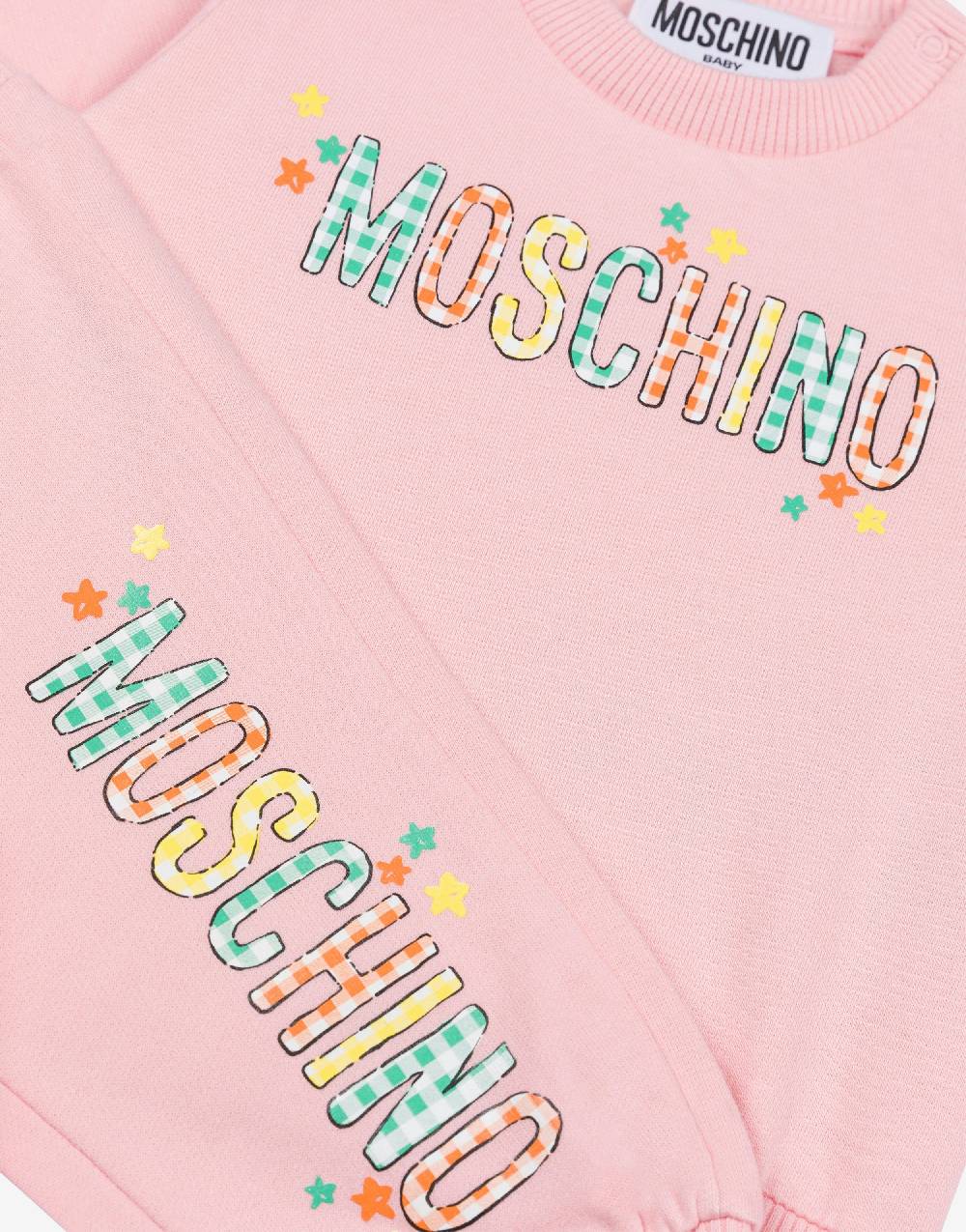 Love Moschino Completo tuta in felpa Check & Stars Logo Negozi Online
