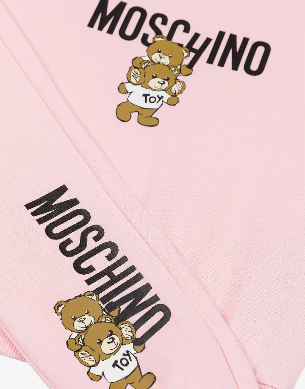 Love Moschino Completo tuta in felpa Teddy Logo Promozione Limitata