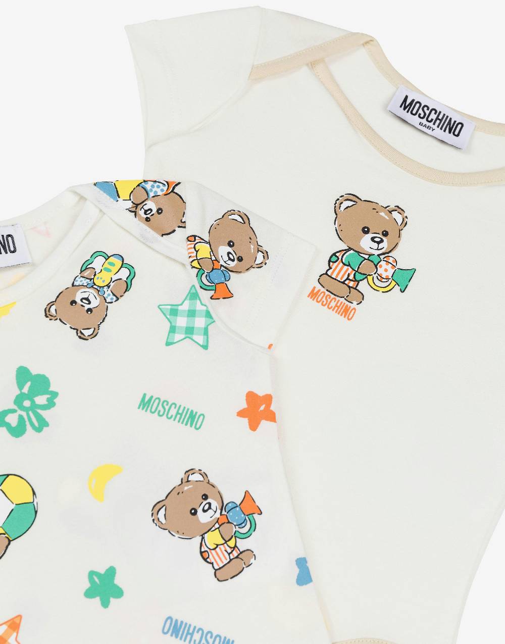 Love Moschino Set body in jersey Baby Teddy Bear Fino Al -60%