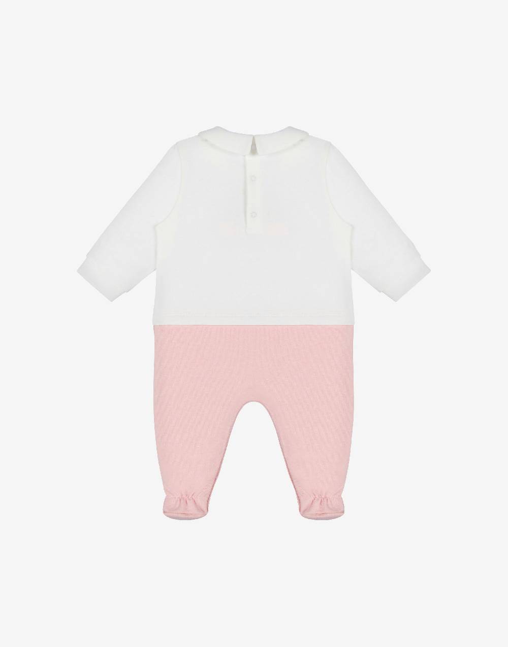 Love Moschino Tutina in cotone organico Teddy Logo Fino al 65% di sconto