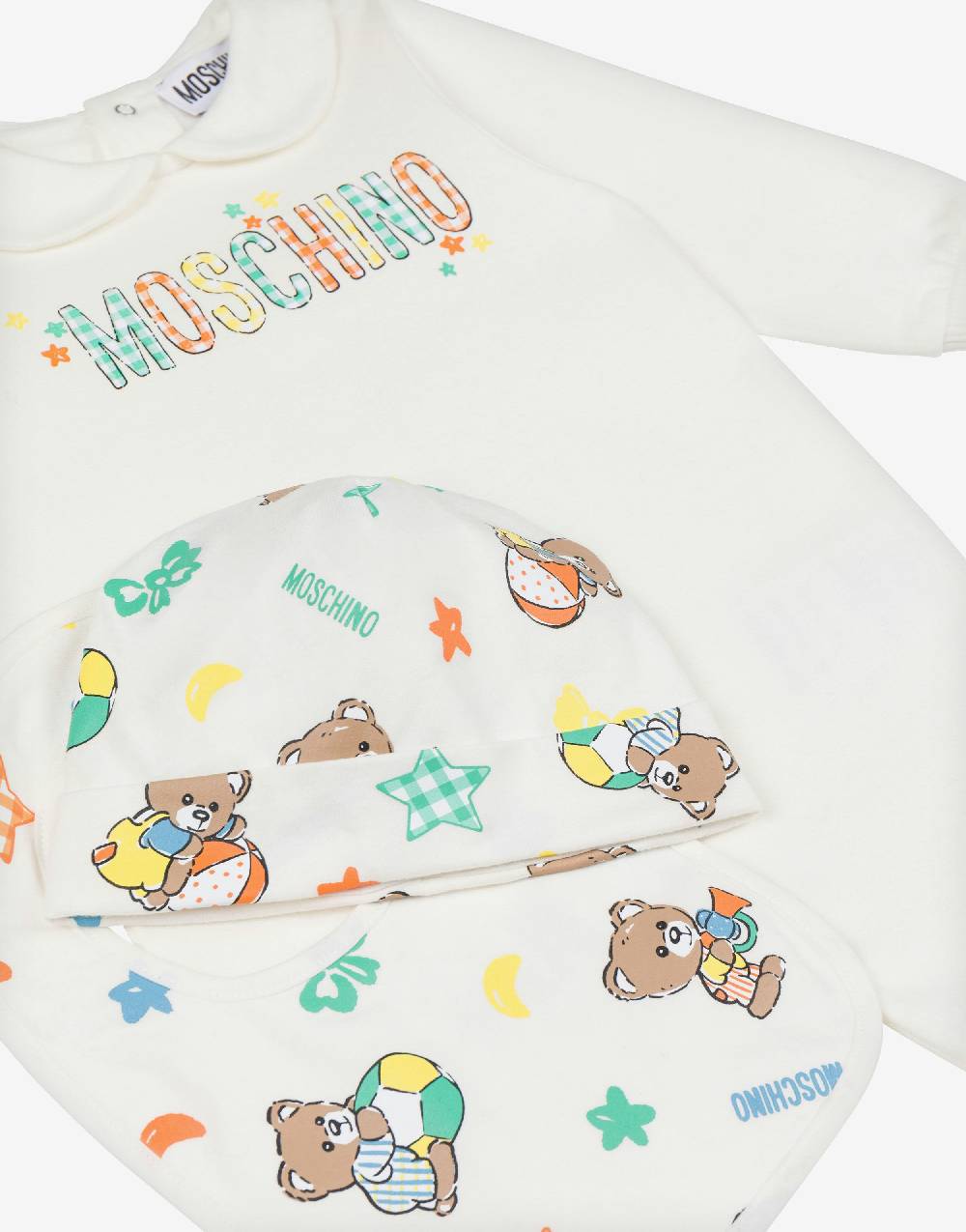 Love Moschino Set tutina, cappello e bavaglino Baby Teddy Bear Hotsell