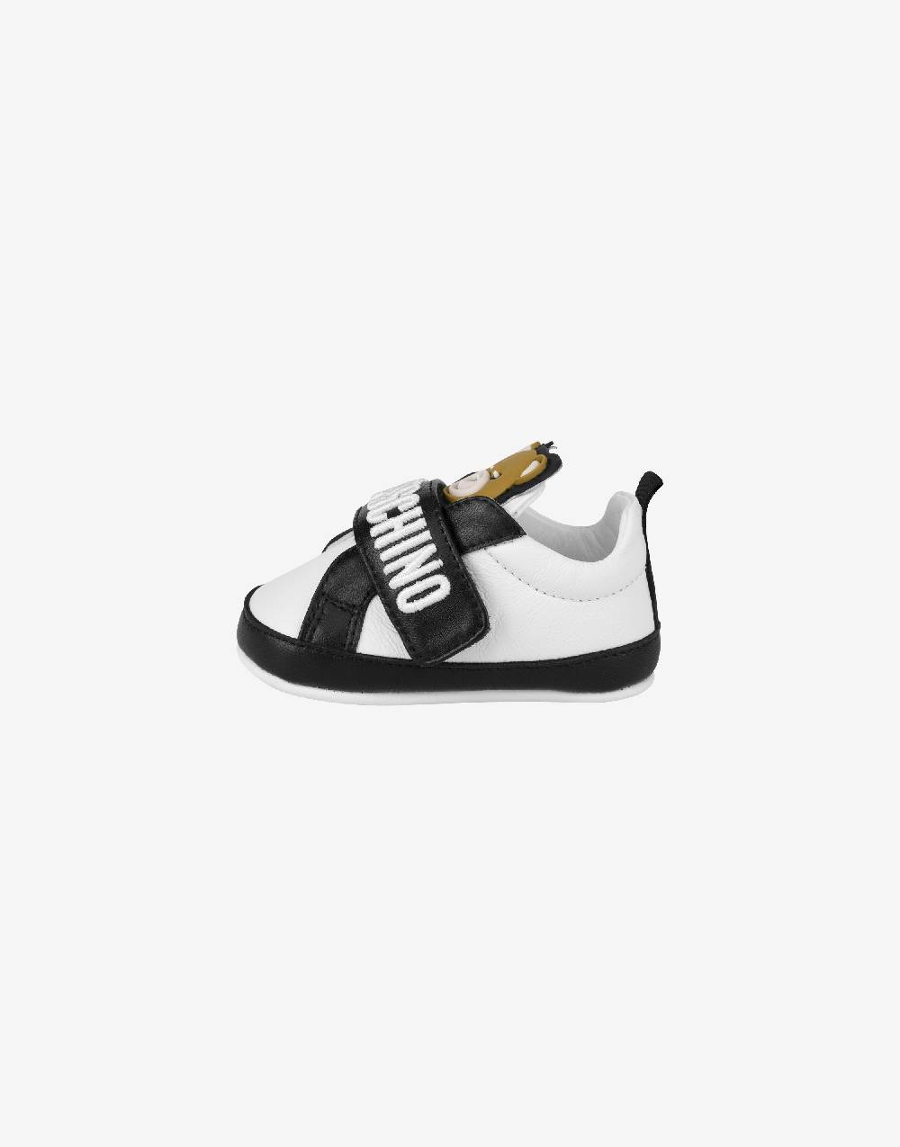 Love Moschino Sneakers in nappa Teddy Patch Pezzi Unici