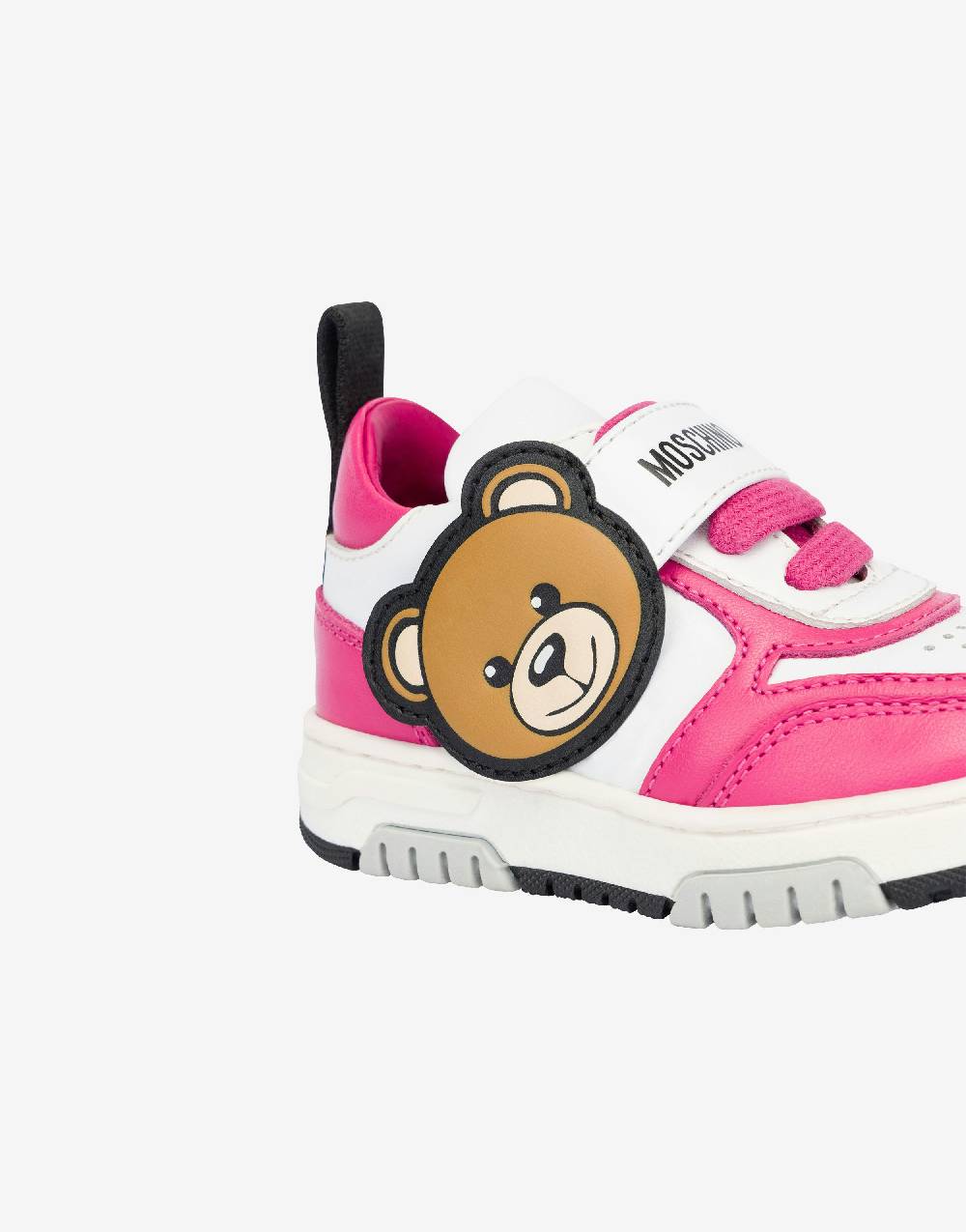 Love Moschino Sneakers in vitello Teddy Patch Shopping Online