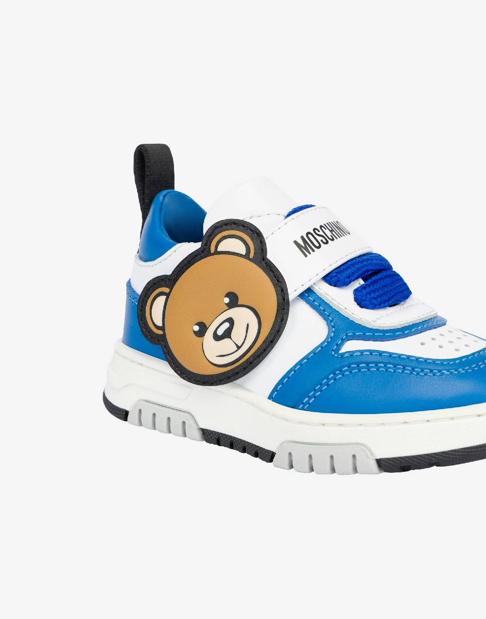 Love Moschino Sneakers in vitello Teddy Patch Presa