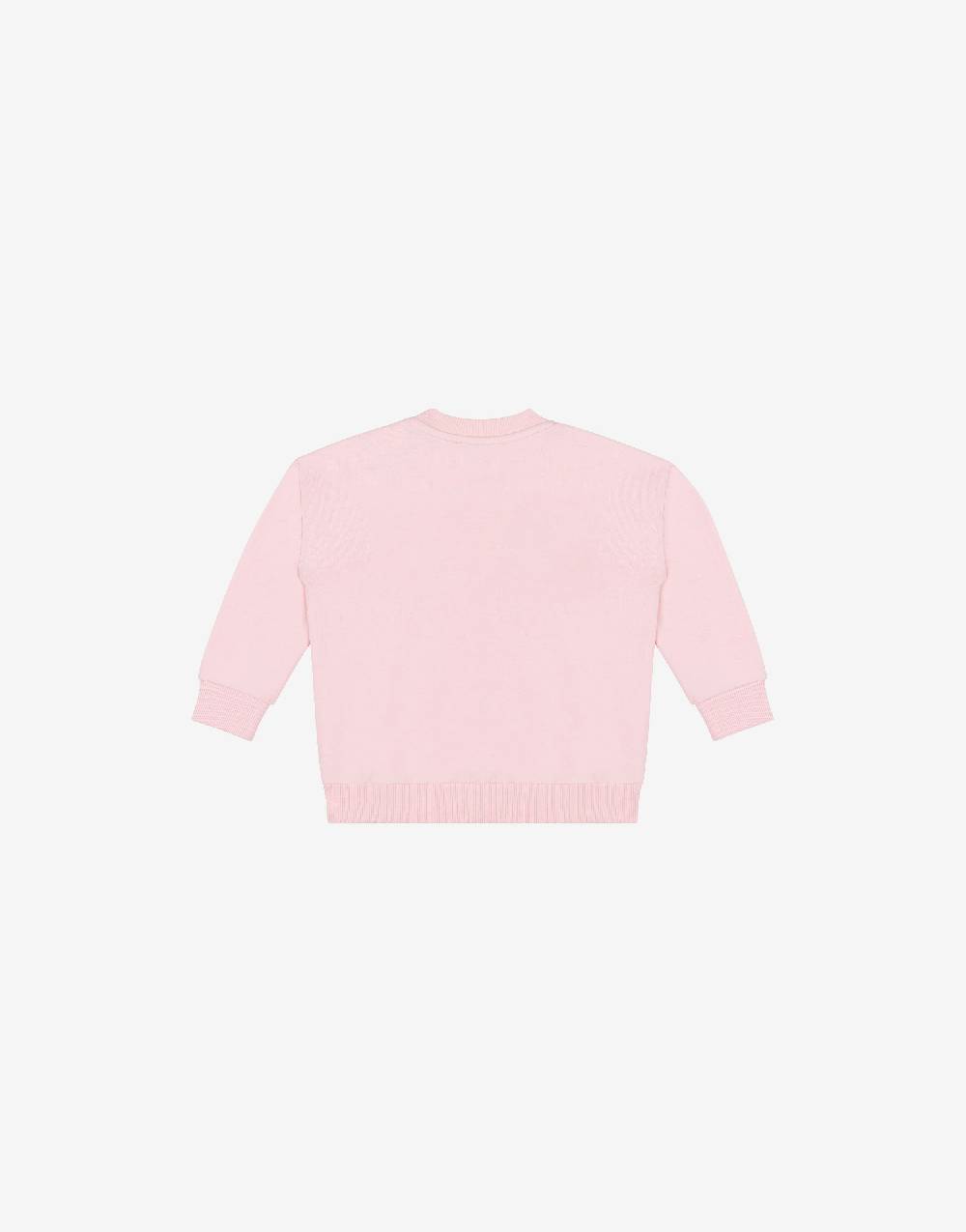Love Moschino Felpa in cotone Logo Print Saldi