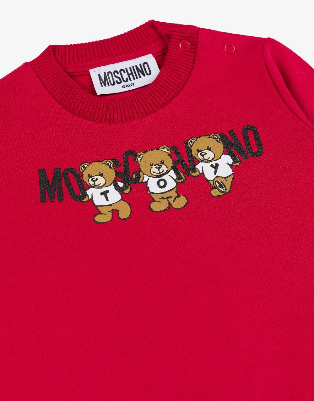 Love Moschino Felpa in cotone Moschino Toy Vendita Economica