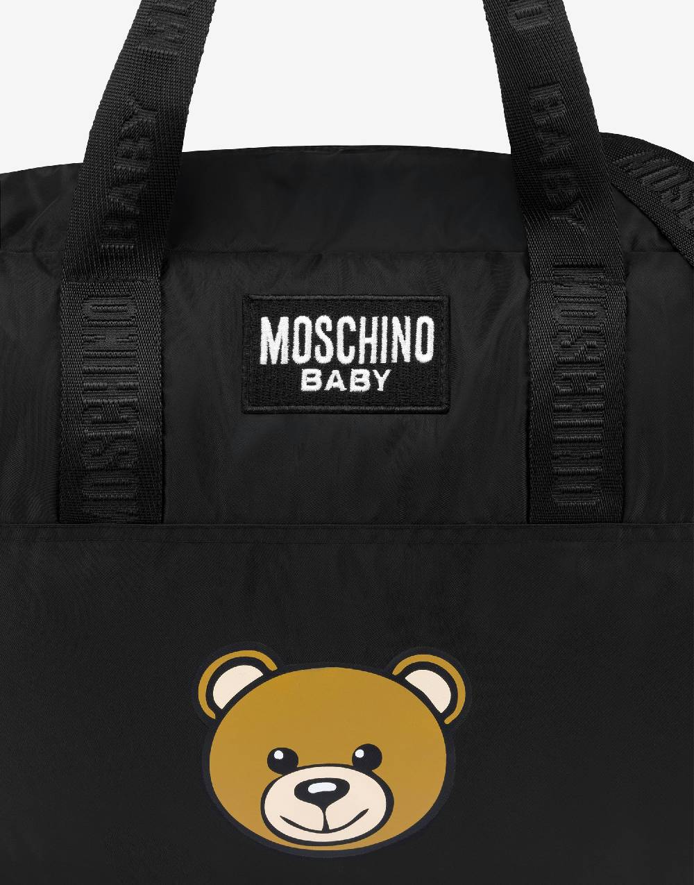 Love Moschino Borsa mamma in nylon Teddy Patch Prezzo di fabbrica