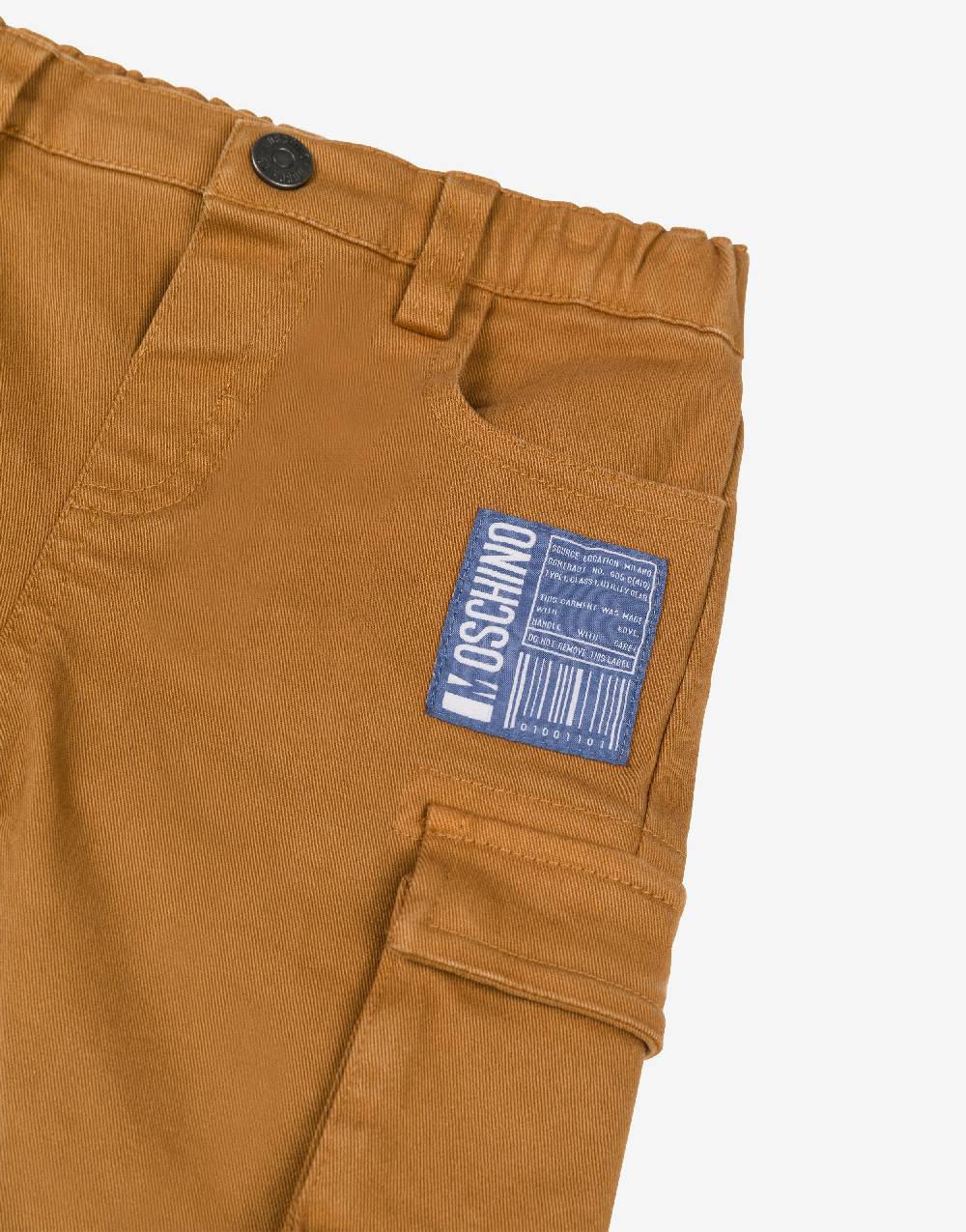 Love Moschino Pantalone in gabardina Barcode Patch Italia