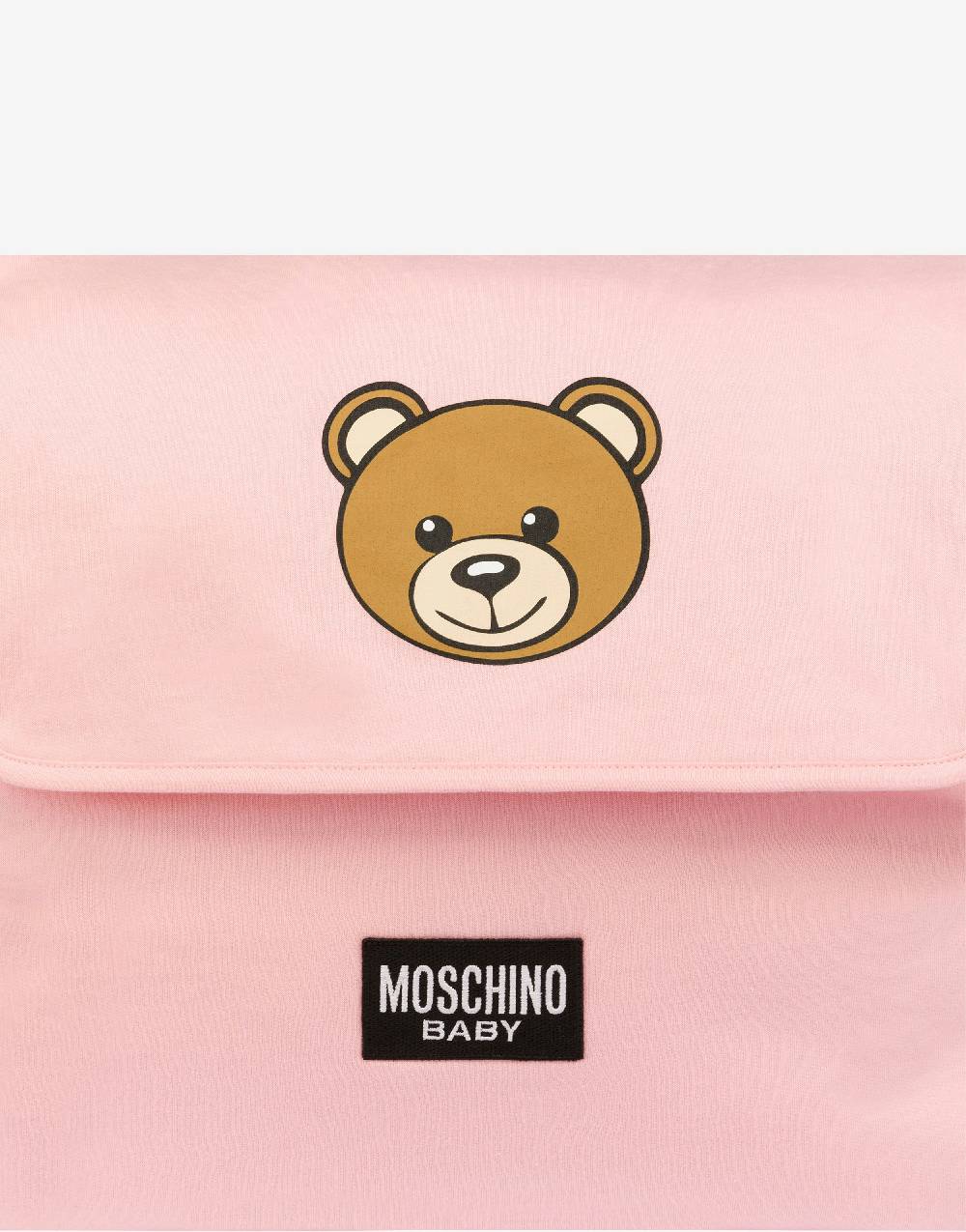 Love Moschino Borsa mamma con fasciatoio Teddy Print Nuovo