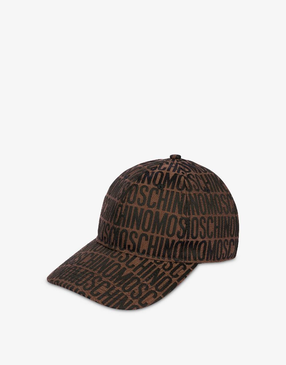 Love Moschino Cappello in nylon Allover Logo Black Friday