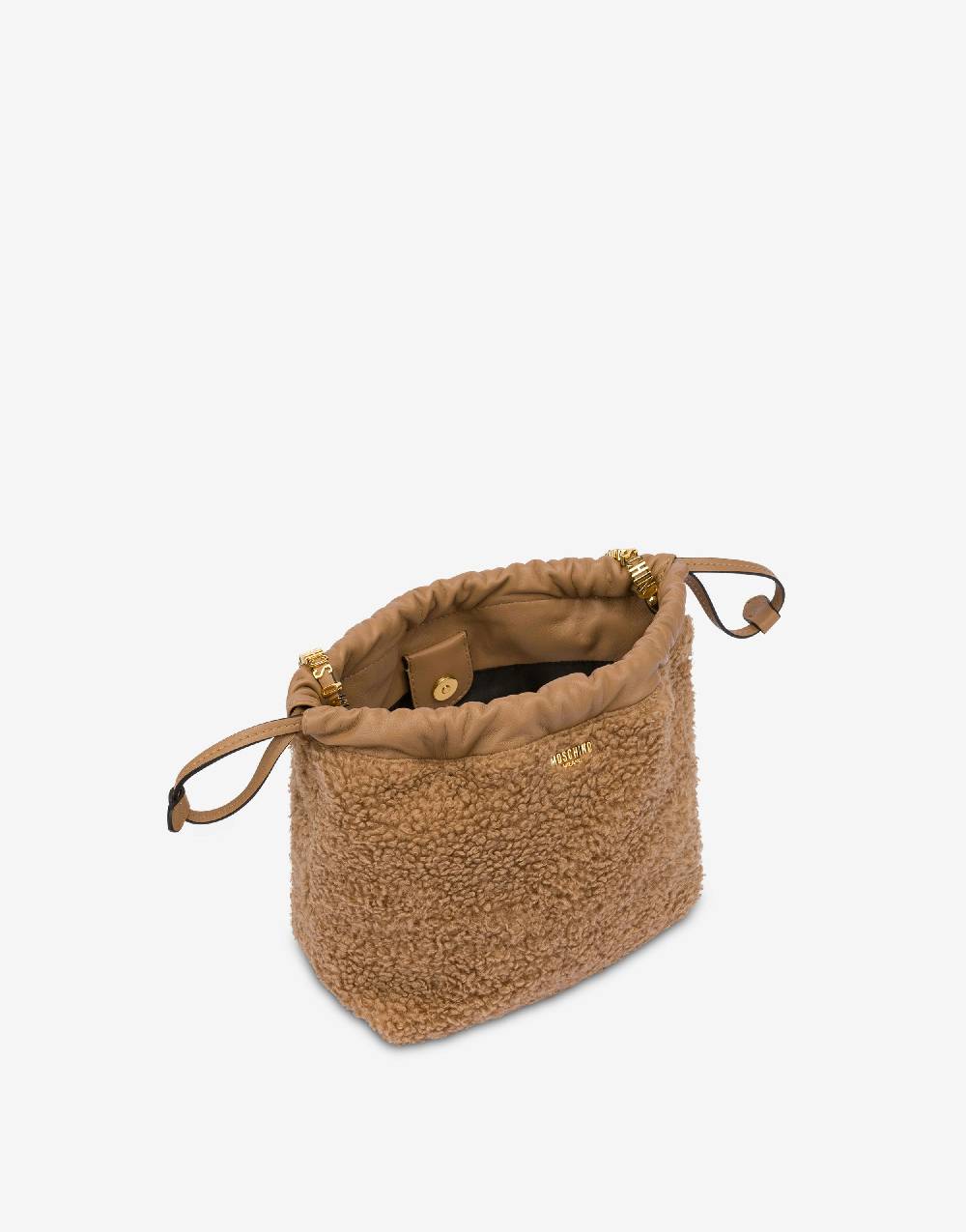Love Moschino Borsa a secchiello Mini Lettering Saldi Di Fabbrica