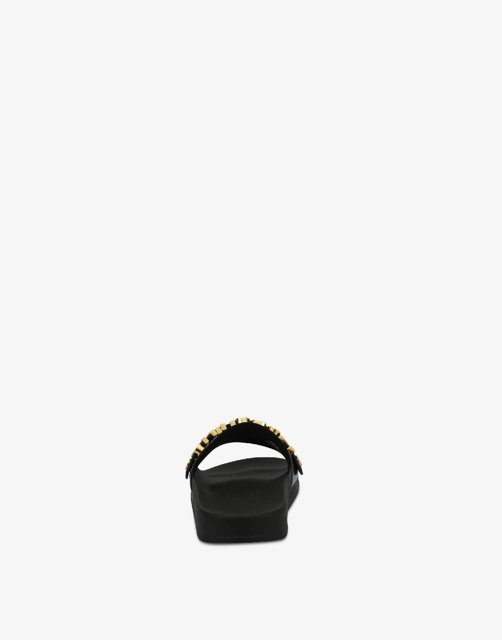 Love Moschino Slide sandal in PVC con logo Lettering Affare Del Giorno