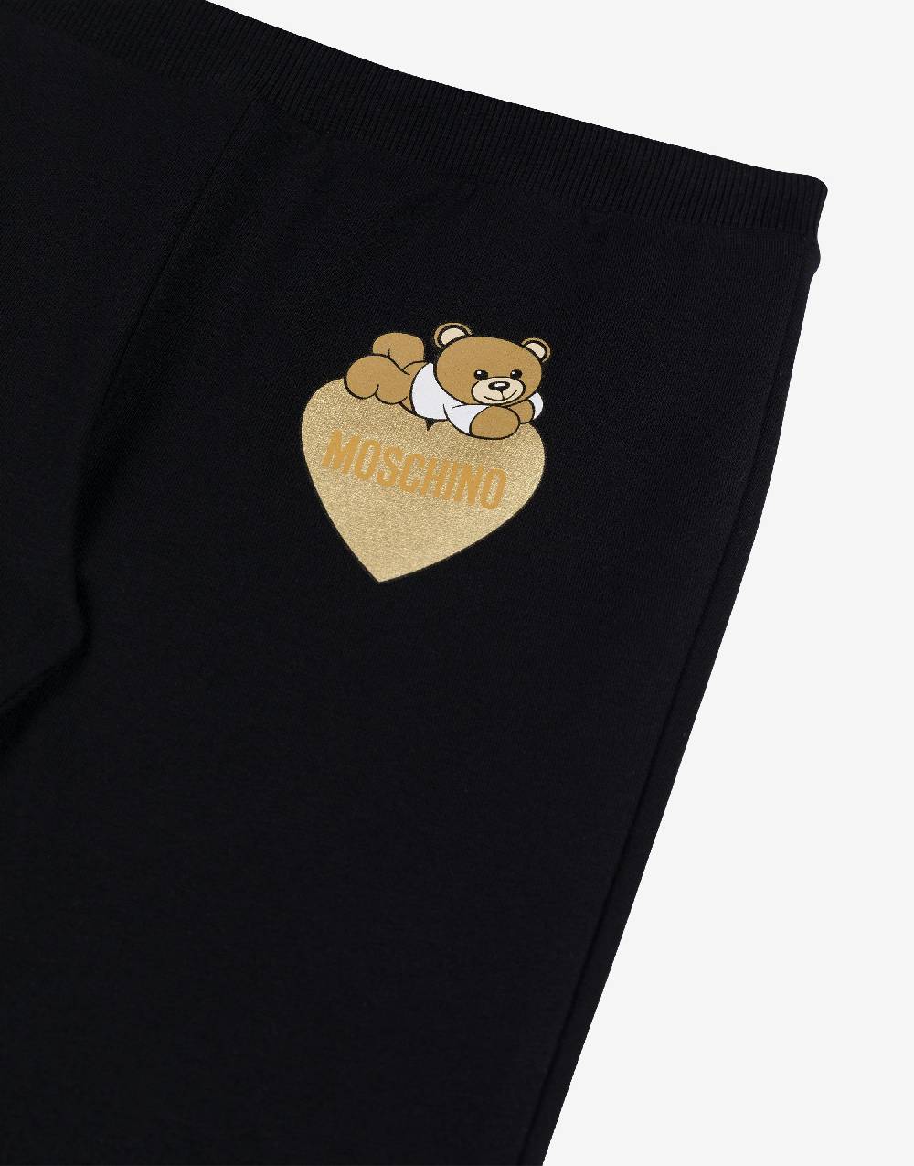 Love Moschino Pantalone flare in cotone Lovely Teddy Bear Nuova