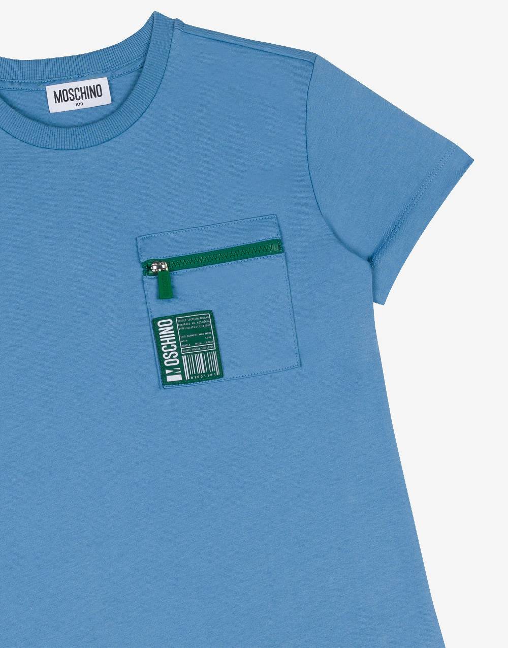 Love Moschino T-shirt in jersey Barcode Patch 2025