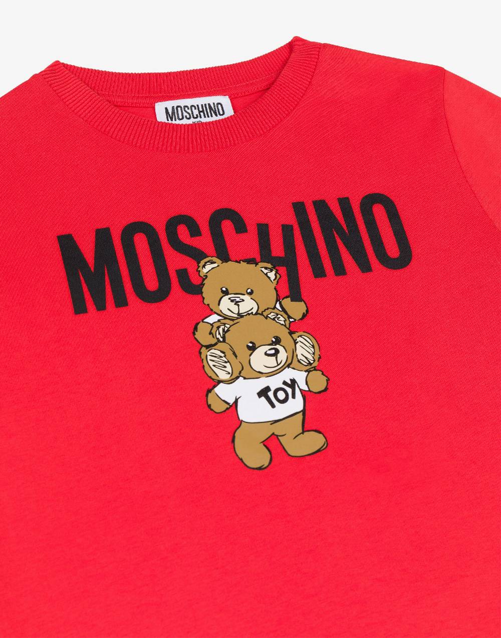 Love Moschino T-shirt in jersey Teddy Logo Sconto di tempo limitato