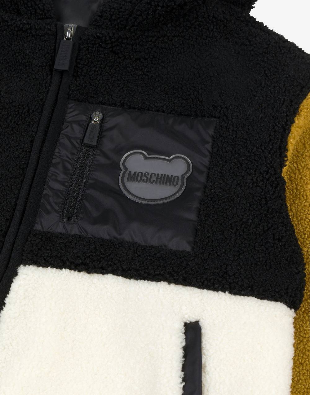 Love Moschino Giacca con cappuccio Teddy Patch Cyber Monday