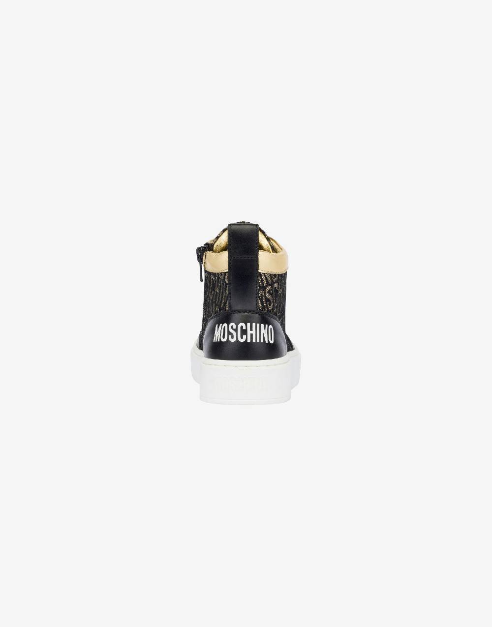 Love Moschino Sneakers alte Allover Logo Offerta natalizia