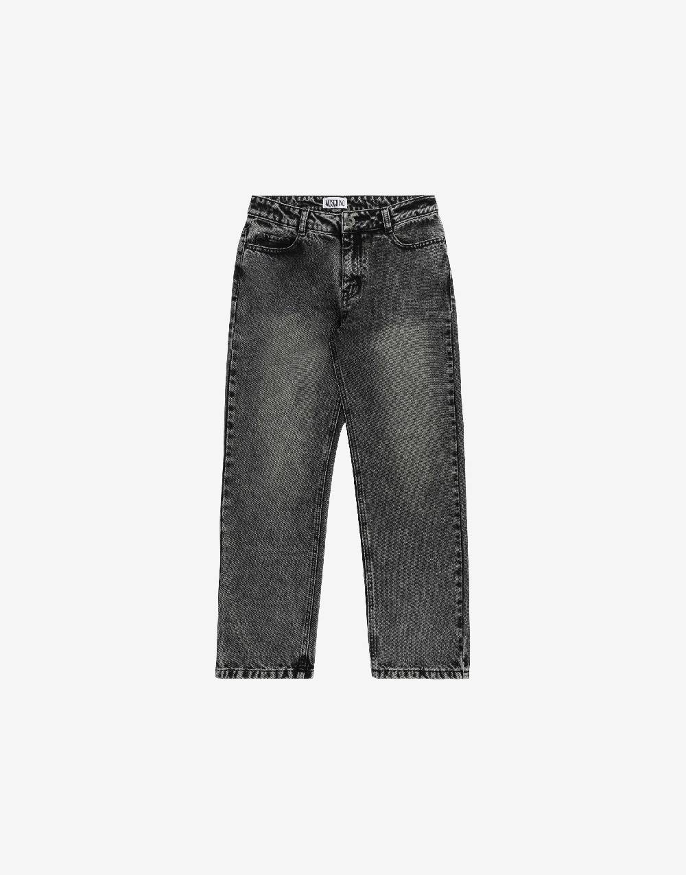 Love Moschino Pantalone in denim Logo Embroidery Vendita calda