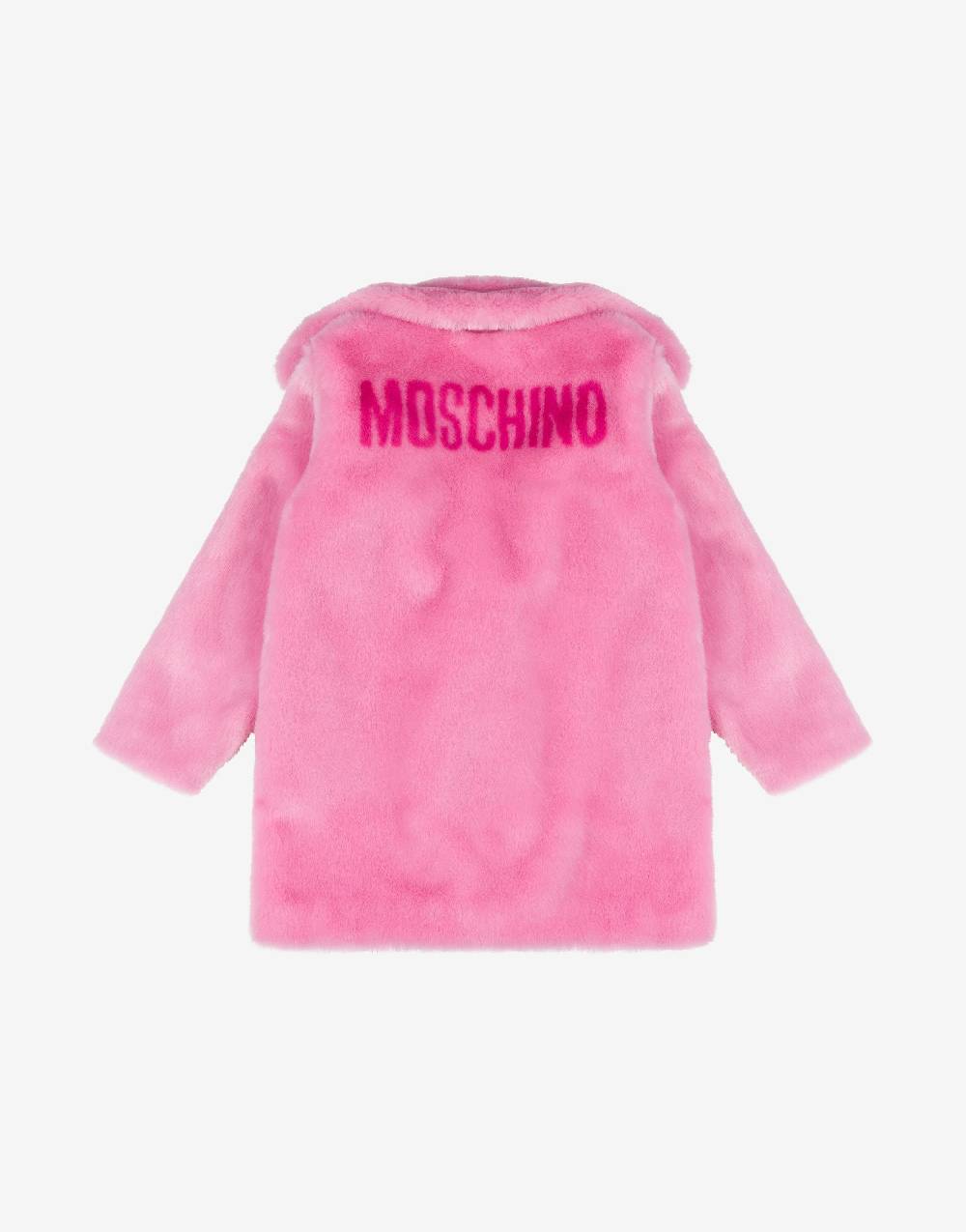 Love Moschino Cappotto in tessuto soft con logo Latest fashion